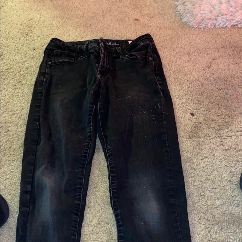 Black skinny jeans